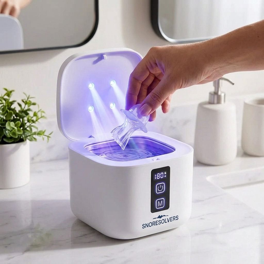 Automatic Ultrasonic UV Cleaner for Snoregrip