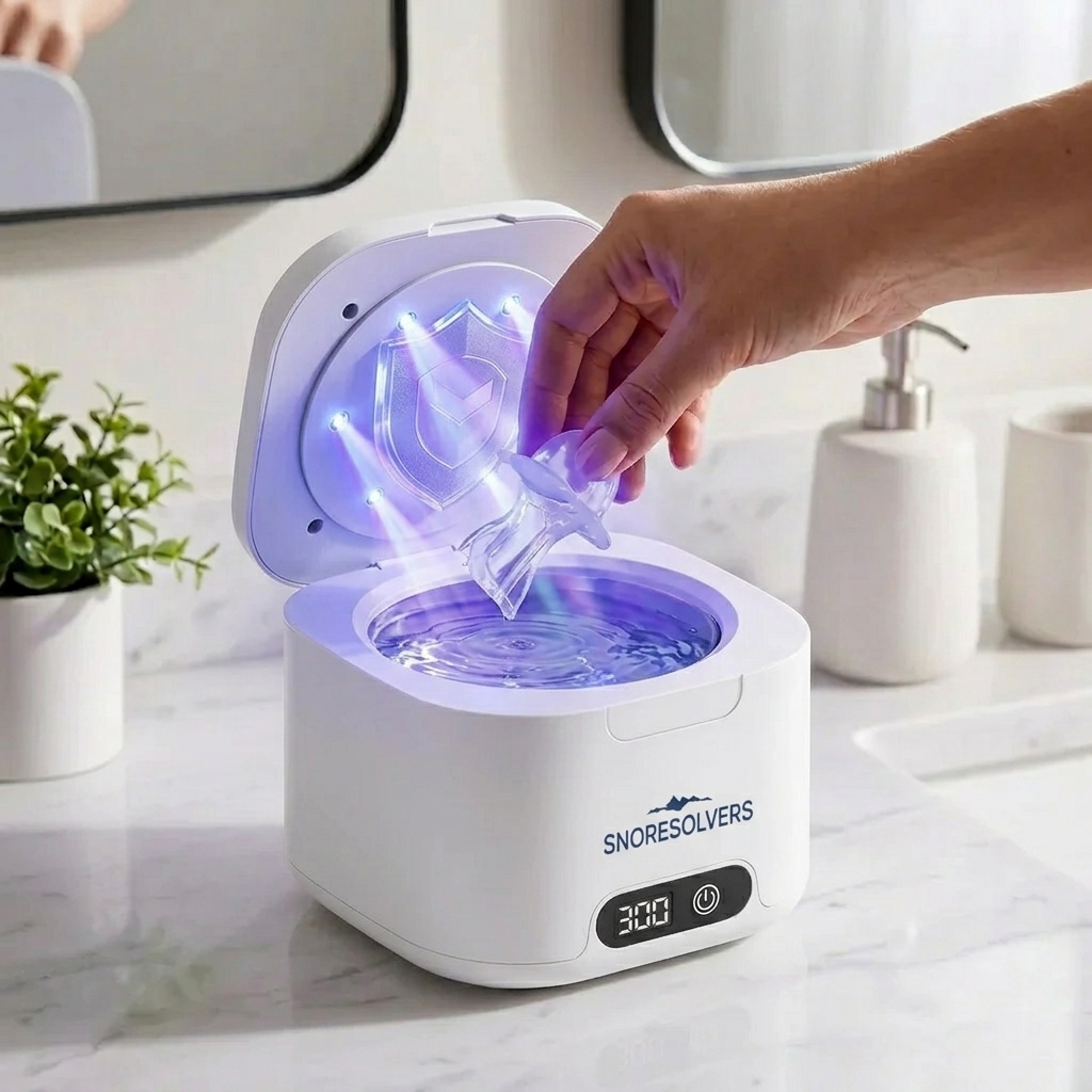 Automatic Ultrasonic UV Cleaner for Snoregrip