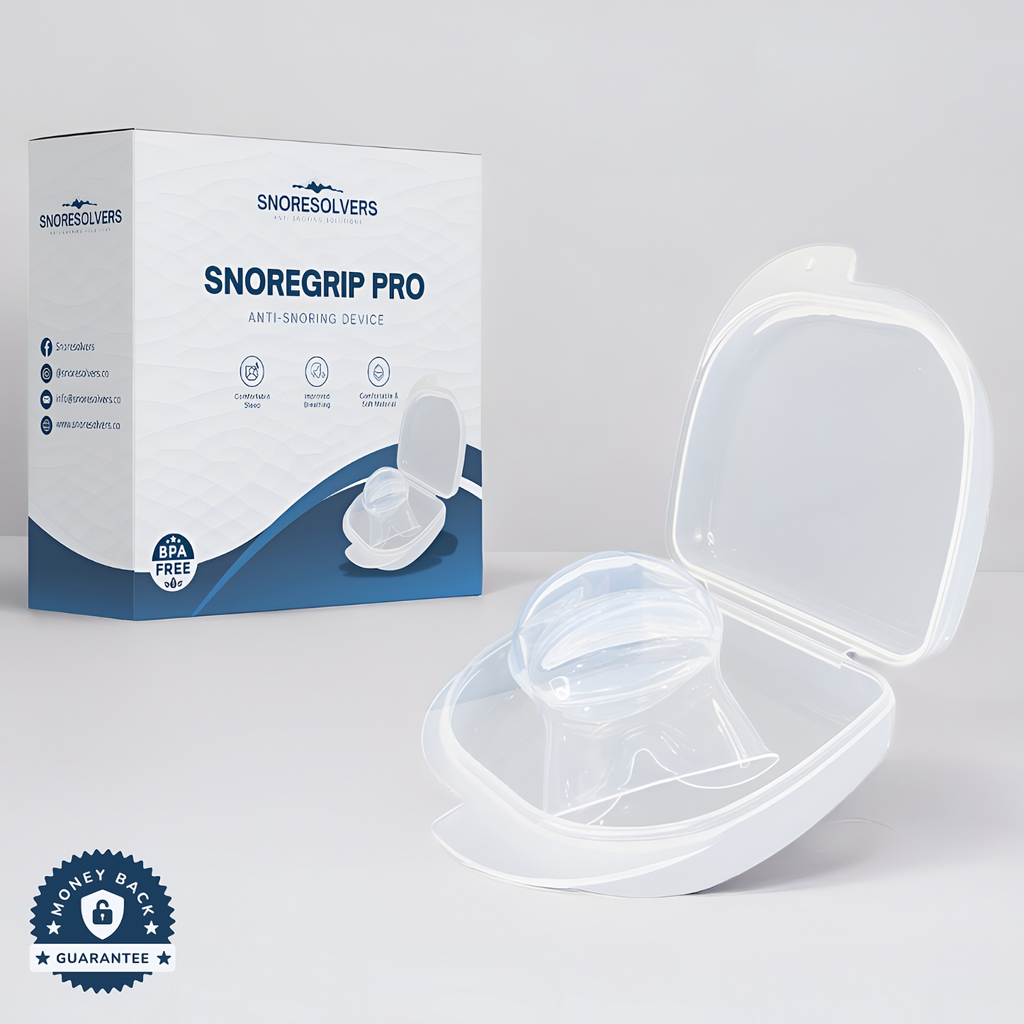 SnoreGrip Pro โ Instant Snoring Relief