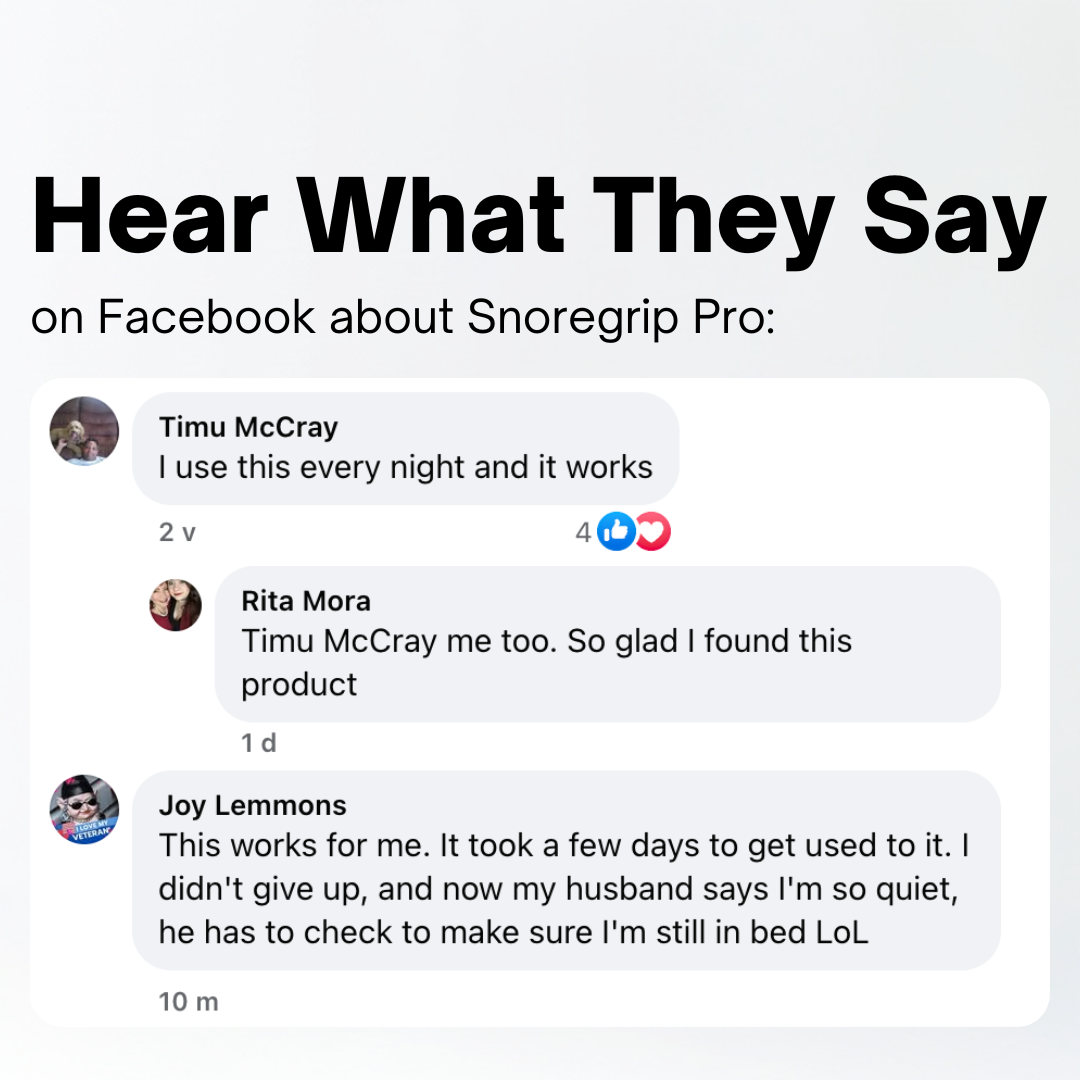 SnoreGrip Pro – Instant Snoring Relief