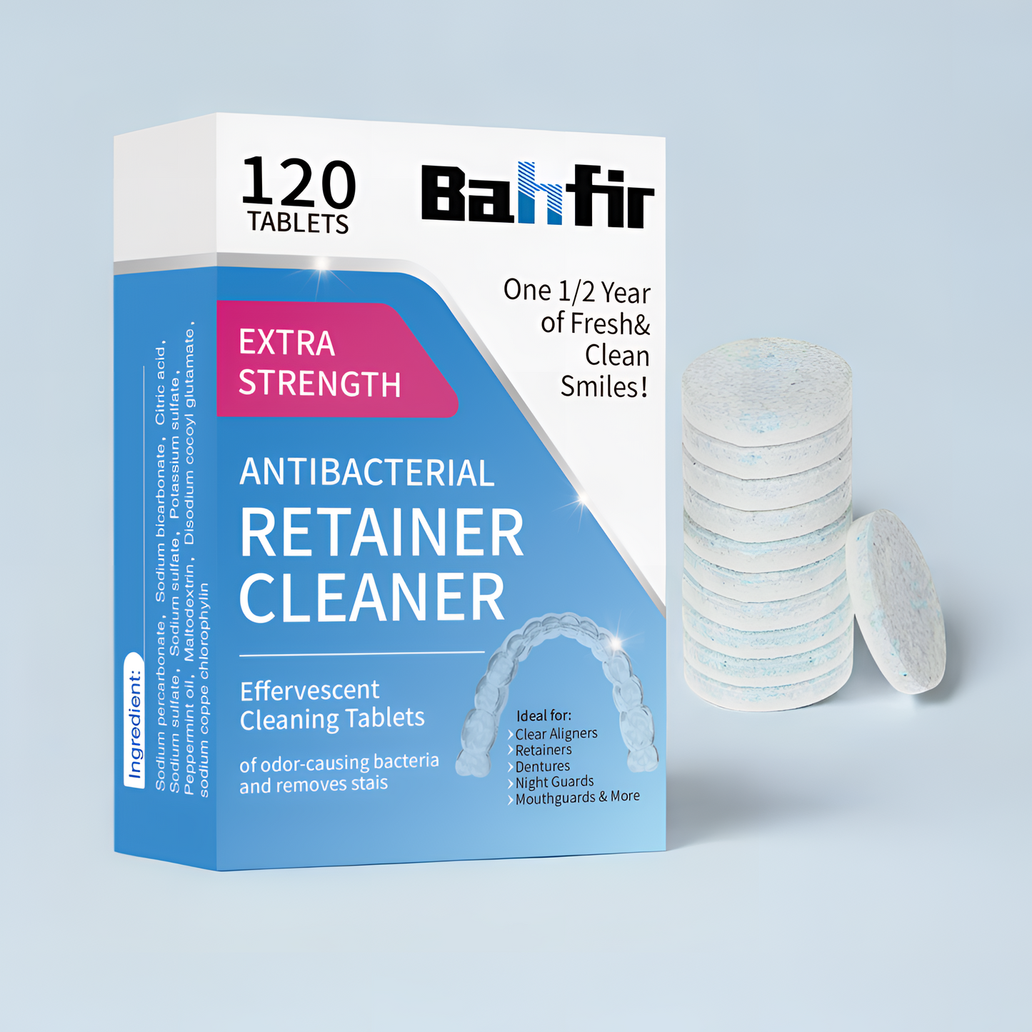 Snoregrip Cleaning Tables - 4 Months Supply